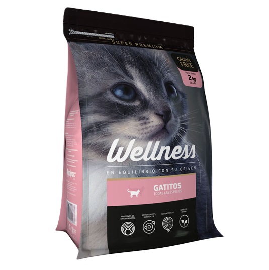 Educación moral Chimenea Insignia Alimento para gatos Wellness Kitten Grain Free 2kg | City Pet